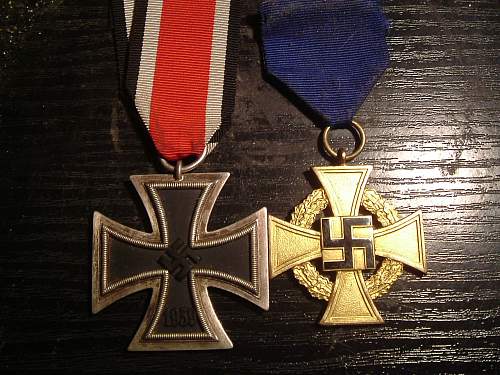 EK2 and 40 years faithful service medal, what do you guys think?