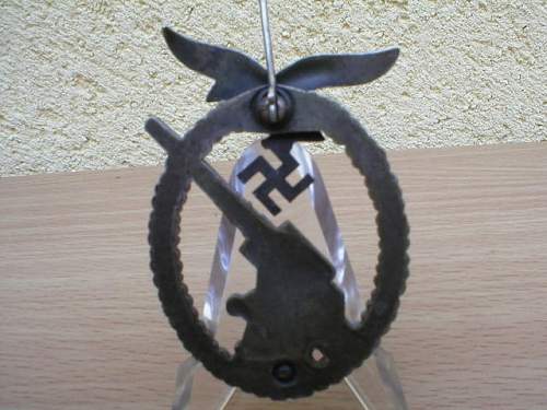 Flakkampfabzeichen der Luftwaffe.