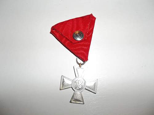 18 yrs service medal question