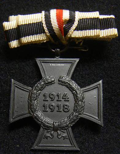 Ehrenkreuz für Hinterbliebene 1914-1918