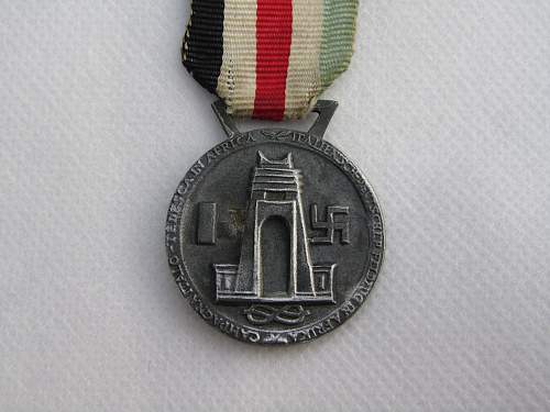 Medaille fur den Italienisch-Deutschen Feldzug in Afrika