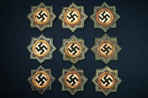 Cloth Deutsches Kreuz in Gold. Fake ????