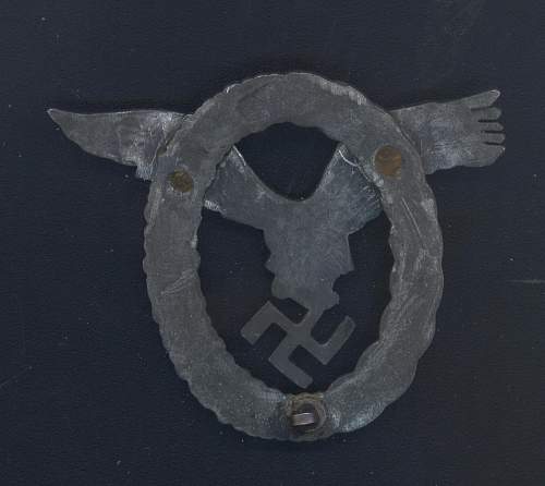 Flugzeugführerabzeichen - Luftwaffe Pilots badge ?