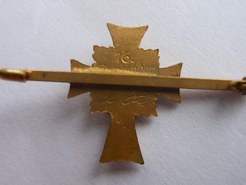 Ehrenkreuz der Deutsche Mutter broach