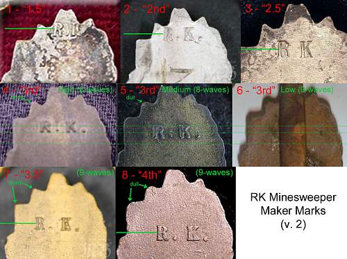 Kriegsabzeichen für Minensuch - RK