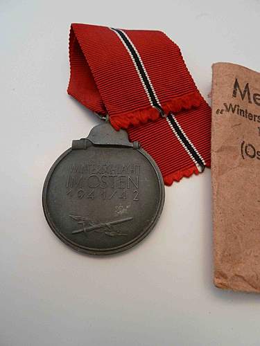 3 Medals Winterschlacht -  Dienstauszeichnung Medaille 12 Jahre - Unknow