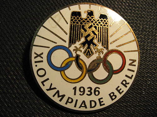 1936 Olympics pin