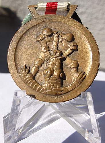 Medaille für den Italiensch-Deutschen Feldzug in Afrika.
