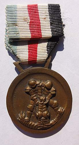 Medaille für den Italiensch-Deutschen Feldzug in Afrika.