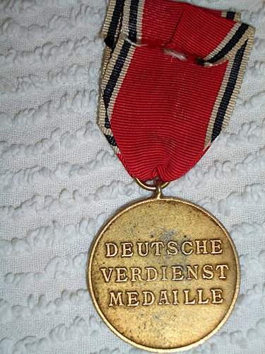 Verdienstmedaille Original? Bronze?