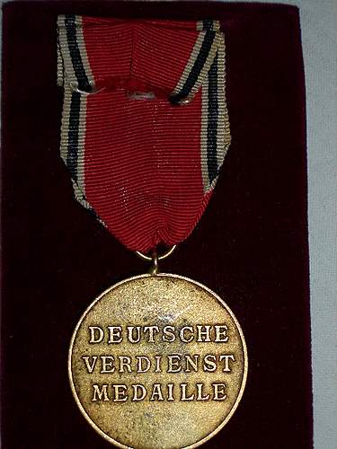 Verdienstmedaille Original? Bronze?