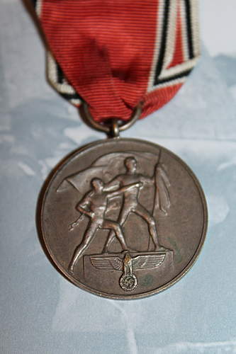 Medaille zur Erinnerung an den 13. März 1938 - Commemorative Medal 13 March 1938.