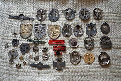 fake or real lot of badges.