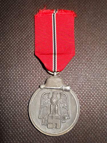 Medal &quot;Winterschlacht im Osten 1941/42&quot; (Ostmedaille) - RZM Code 127