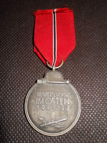 Medal &quot;Winterschlacht im Osten 1941/42&quot; (Ostmedaille) - RZM Code 127