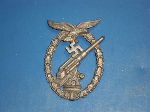 Flakkampfabzeichen der Luftwaffe - Luftwaffe Flak Badge