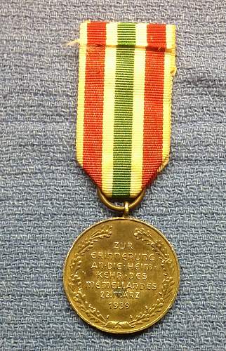 Memellandes medal