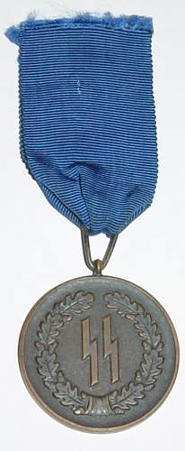 SS-Dienstauszeichnung 4.Stufe (4 Jahre) / SS Four Year Service medal