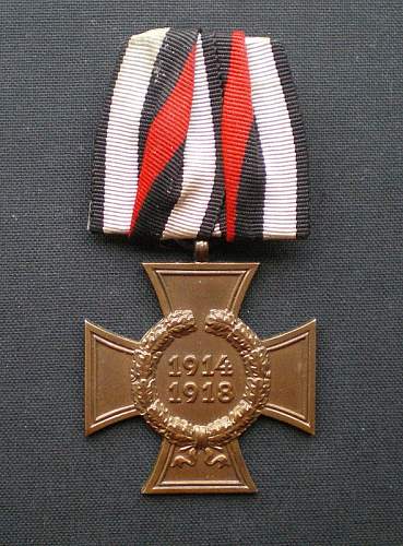The 1914/1918 Ehrenkreuz
