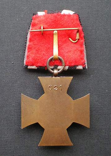 The 1914/1918 Ehrenkreuz