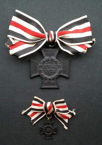 The 1914/1918 Ehrenkreuz