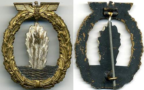 Kriegsabzeichen für Minensuch/Mine sweeper badge