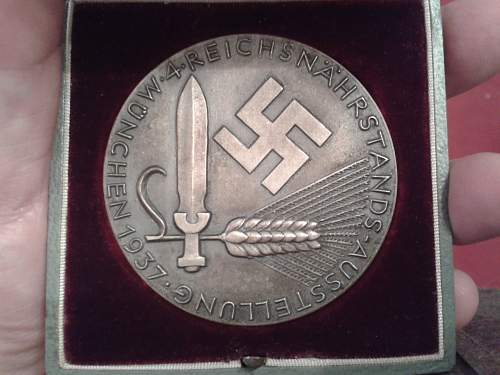 Reichsnährstand table medal