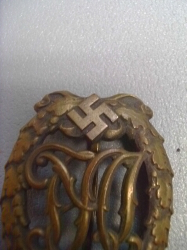 German WWII DRL Sports Badge in Bronze