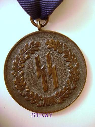 SS-Dienstauszeichnung 4.Stufe (4 Jahre) / SS Four Year Service medal