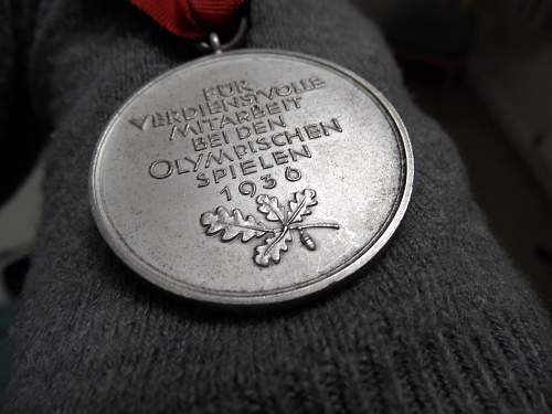 Olympischen Spiele 1936 medaille