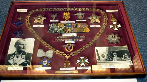 Hermann Goering's surviving decorations.