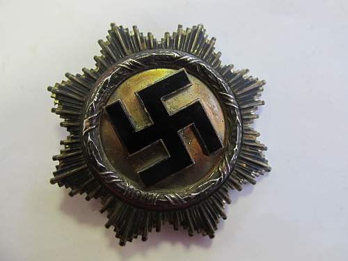 Deutsche Kreuz in Silber.