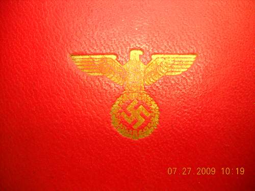 NSDAP 25 year service medal with case?