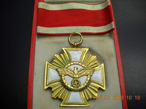 NSDAP 25 year service medal with case?