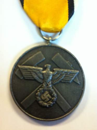German ww2 Mine rescue medal