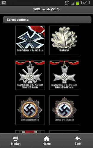 Android appi ww2 german medals :)