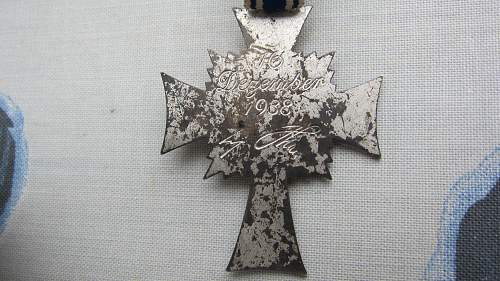 Mutterkreuz Bronze Silber Gold