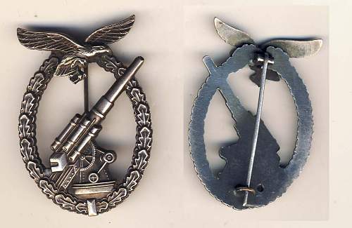 De-Nazified combat badges: Original?