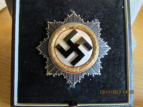 Deutsches Kreuz in Gold