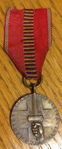 Romanian Anti-Communism Medal for Review!