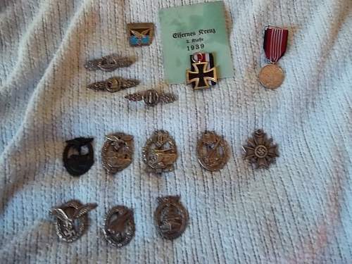 Giant lot of German medals are they real?