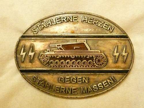 Tank Destroyer Badge Real or Fake?