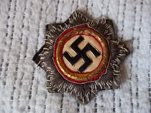 original deutsche kreuz in gold?