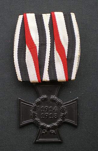 The 1914/1918 Ehrenkreuz