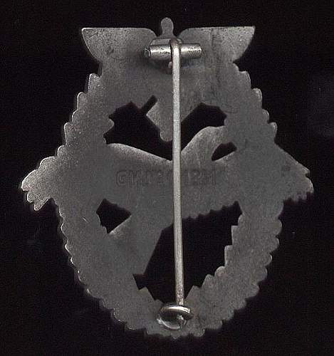 NSFK Powered Aircraft Badge 3rd Model