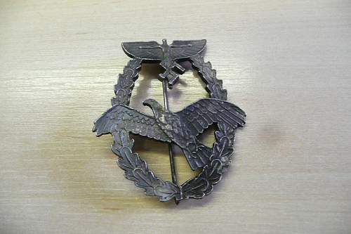 NSFK Powered Aircraft Badge 3rd Model