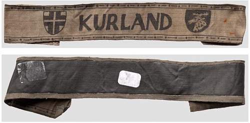 Ärmelband Kurland /Kurland Cuff Title