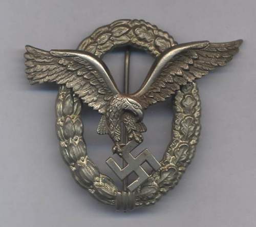 Fake or real pilot badge Assault badge