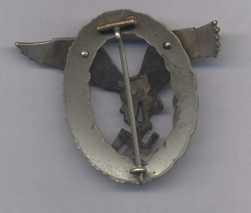 Fake or real pilot badge Assault badge