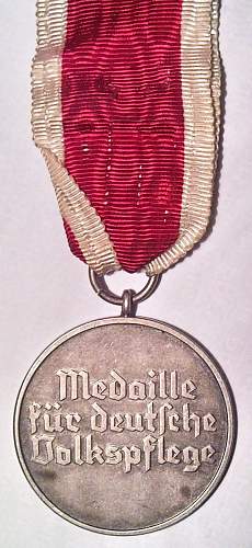 Medaille zum Ehrenzeichen für deutsche Volkspflege